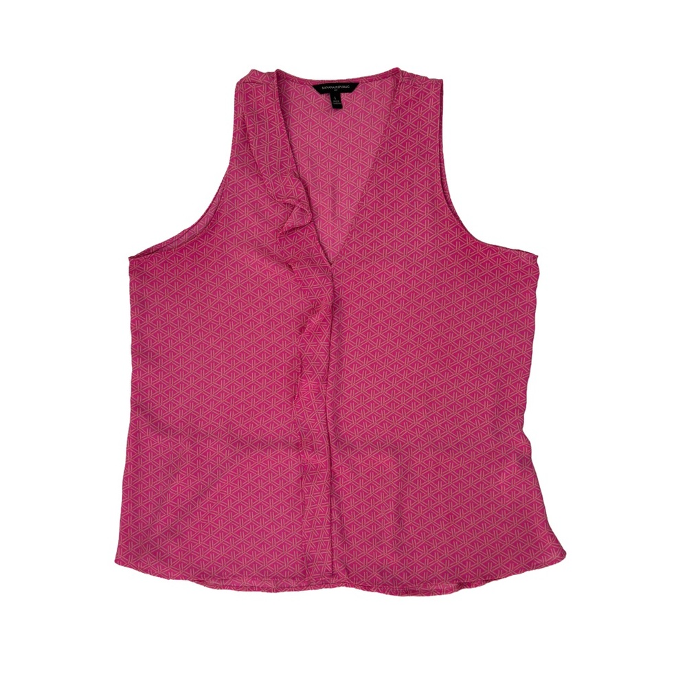 Banana Republic Fuchsia Sleeveless Blouse